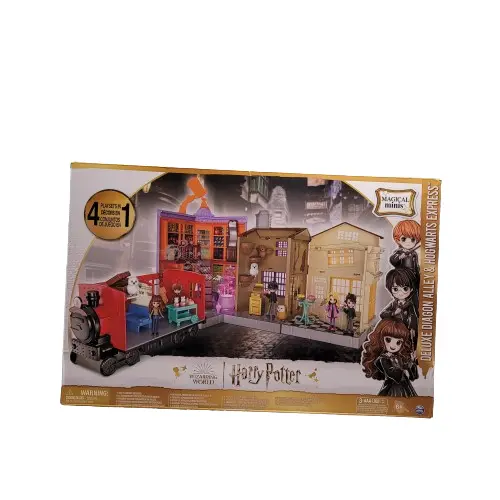Wizarding World Harry Potter Diagon Alley & Hogwarts Express 4 Playsets in 1