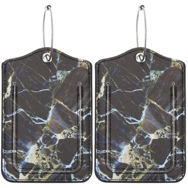 2 Pack Gepäckkennzeichen Gepäckanhänger Aus Kofferwage Bordkarte