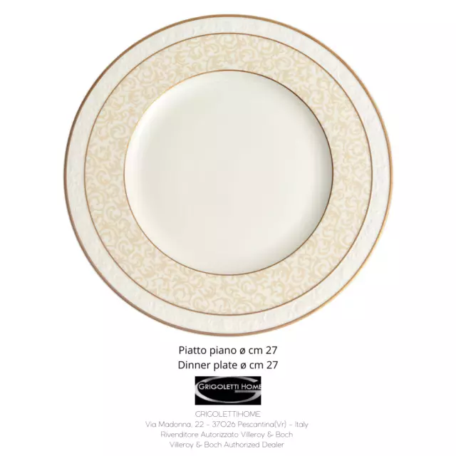 VILLEROY & BOCH - Ivoire - Servicio de Mesa 12 Piezas-6 Personas-Distribuidor 2