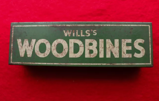 Vintage Set Of Wills Woodbine Dominoes In Tin .