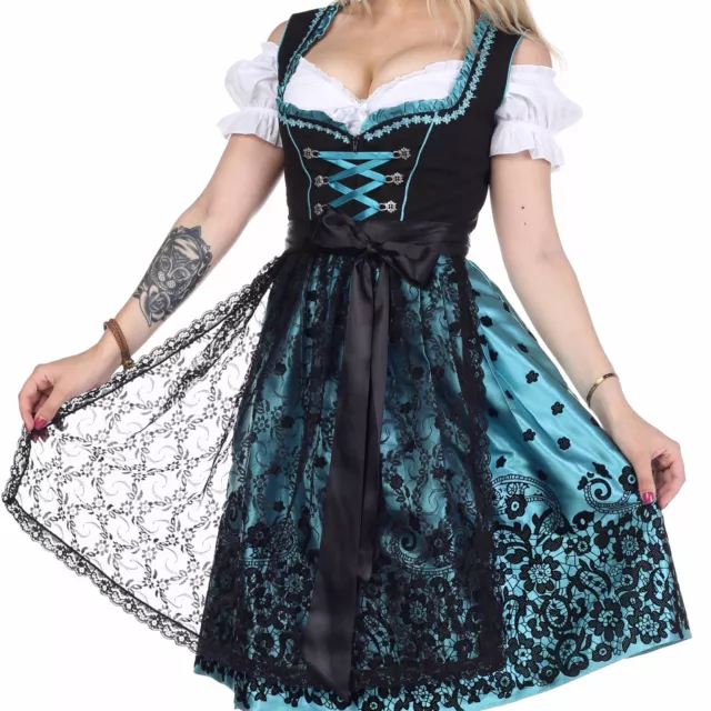 0200. Dirndl Oktoberfest German Austrian Dress Sizes: 4.6.8.10.12.14.16.18.20.22