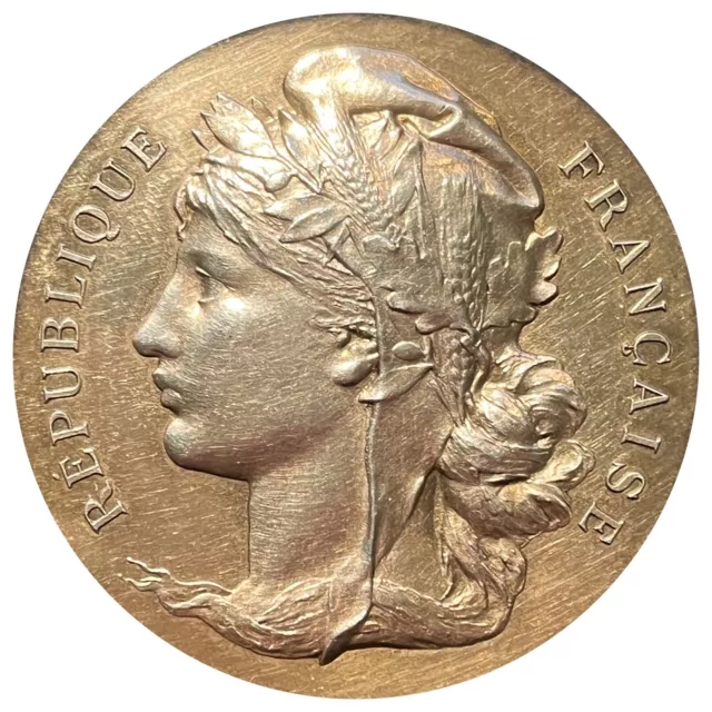 Médaille argent 950 " Marianne - Prix des sénateurs Seine & 0ise 1910 "
