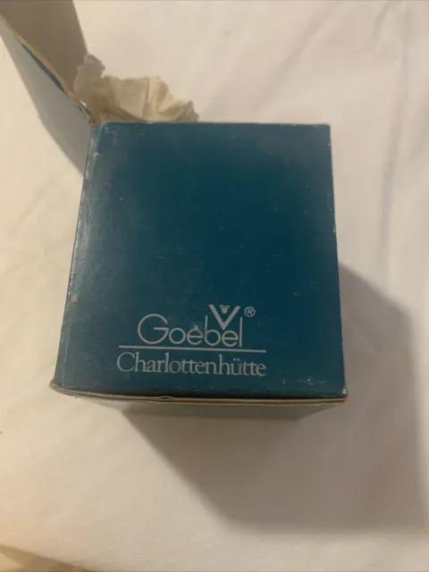 Vintage GOEBEL Annual Crystal Glass Easter Egg First Edition 1979 West Germany 5