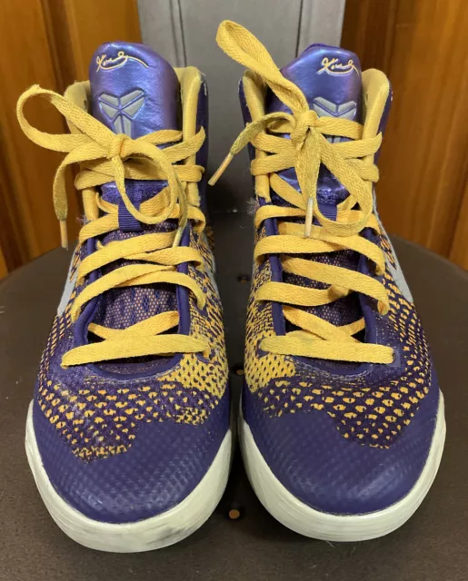 Nike Kobe Ix Elite (Gs) 636602 005 5Y Wolf Grey Turquoise Hero Expressions  $85.99 - Picclick