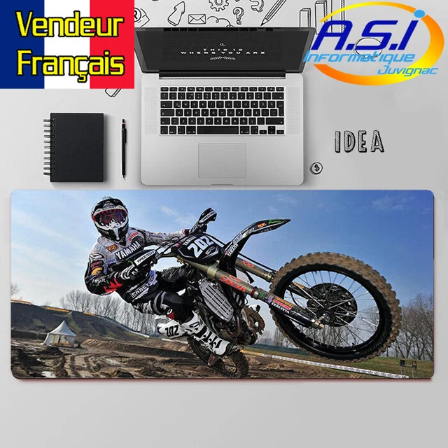 Jeu Vintage Moto Cross Circuit Créations Vullierme - Années 70 - Plastique - France - Occasion