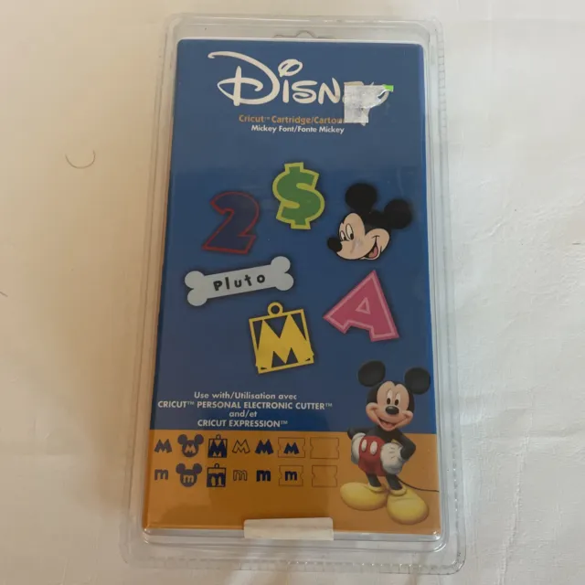 Cartucho Cricut Disney Mickey Font 290381 Expresión Cortador Electrónico Personal