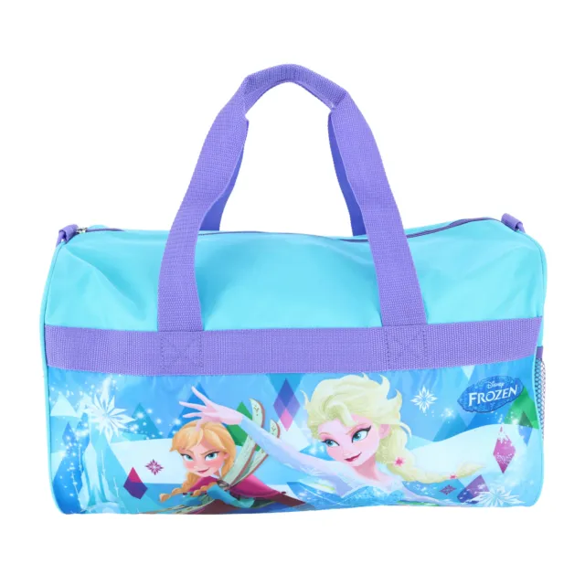 New Disney Girl's Frozen Anna and Elsa Duffle Travel Bag
