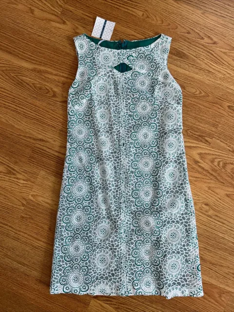 Anthropologie Pim+Larkin Sleeveless Lace Dress Green XS NWT