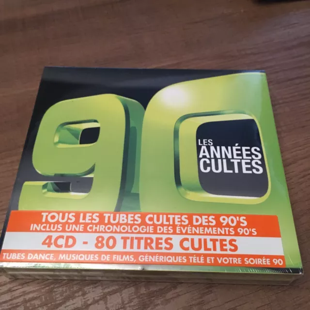 90 les années cultes -  COFFRET 4 CD - NEUF SOUS CELLO - FACTORY SEALED