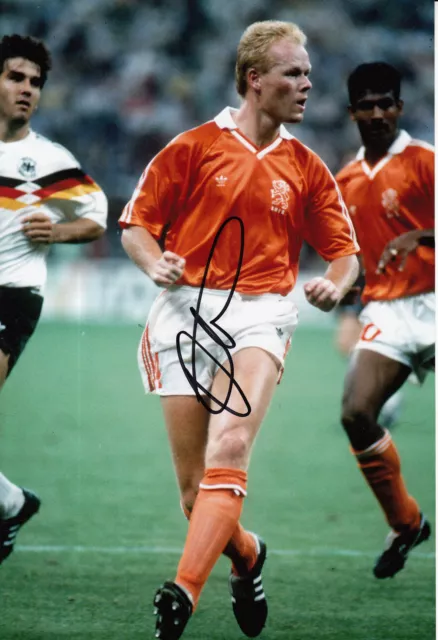 Netherlands Ronald Koeman Hand Signed 12x8 Photo Holland 1.