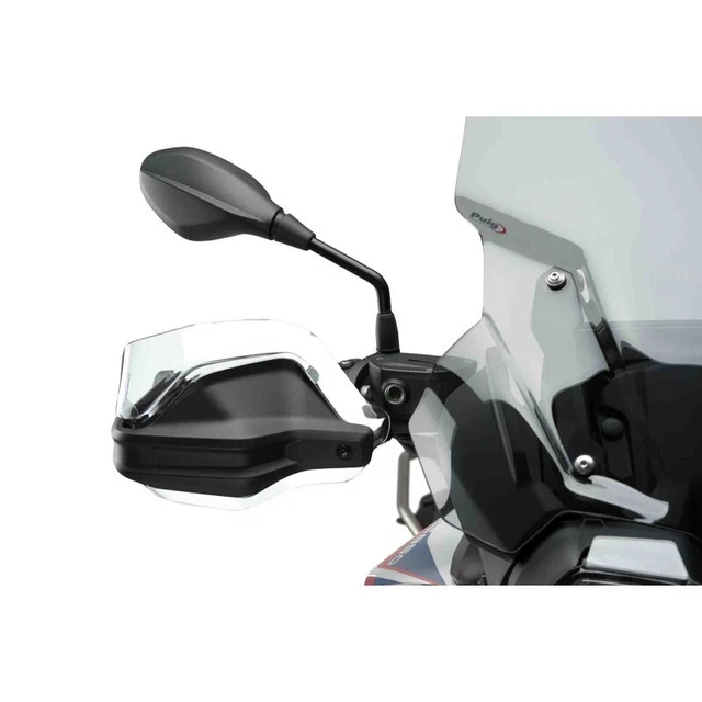 Protège-mains Moto Pour BMW F900 R / XR (2019-2021) - Transparent/blanc - Coupe-vent - 5