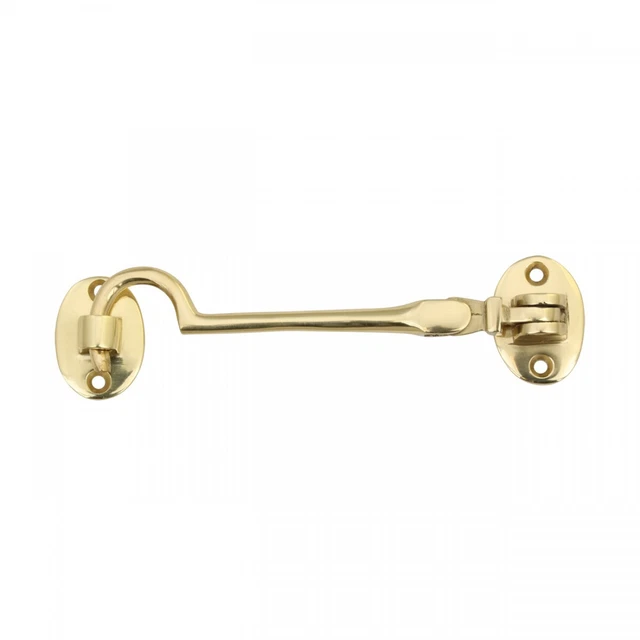 Solid Brass Cabin Eye Hook Latch for Doors and Cabinet Renovators Supply