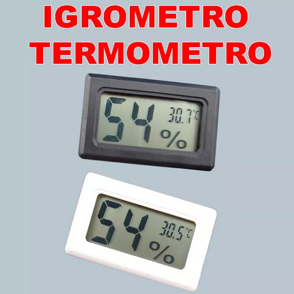 Digitale Temperatura Interno MINI LCD Termometro Igrometro Metro Da Parete yc