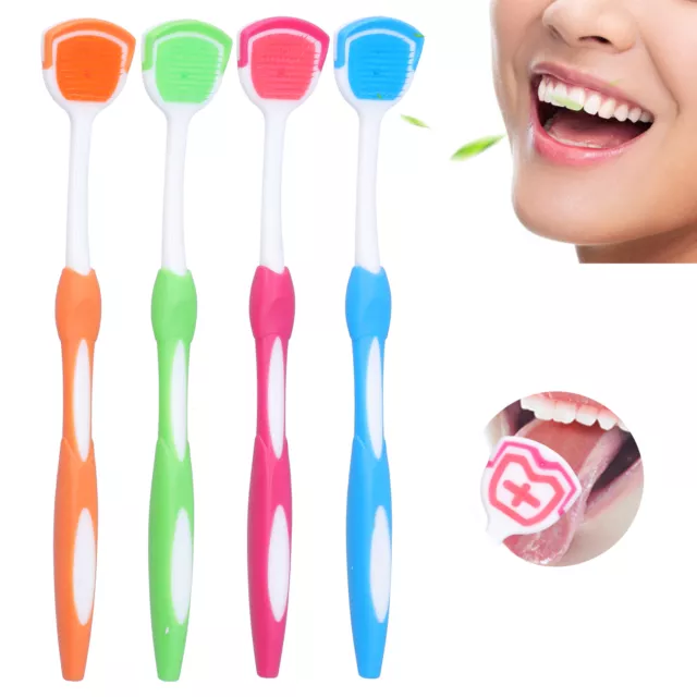 Limpiador de lengua raspador de lengua Orabrush ayuda a combatir el mal aliento 4 raspador de lengua E