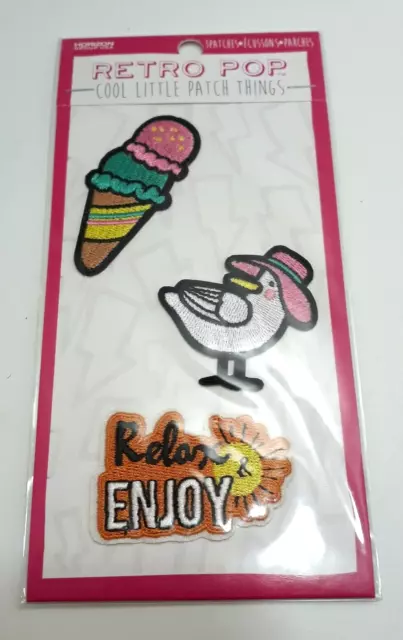 Horizon Group RETRO POP Cool Little Patch Things Crafts Sewing Relax & Enjoy