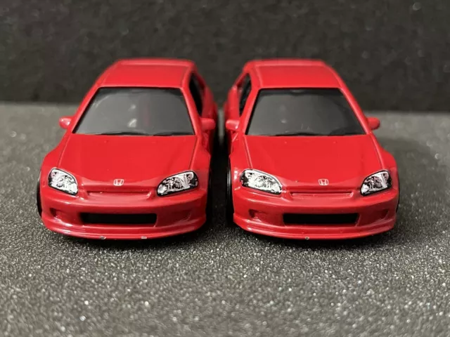 Hot Wheels Honda Civic Type R (EK9)  Red Edition Lot 2 🔥 (Loose)