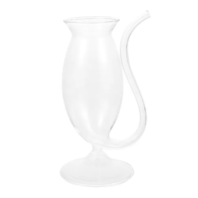 2 vasos transparentes de vidrio de borosilicato alto para cóctel vino al aire libre