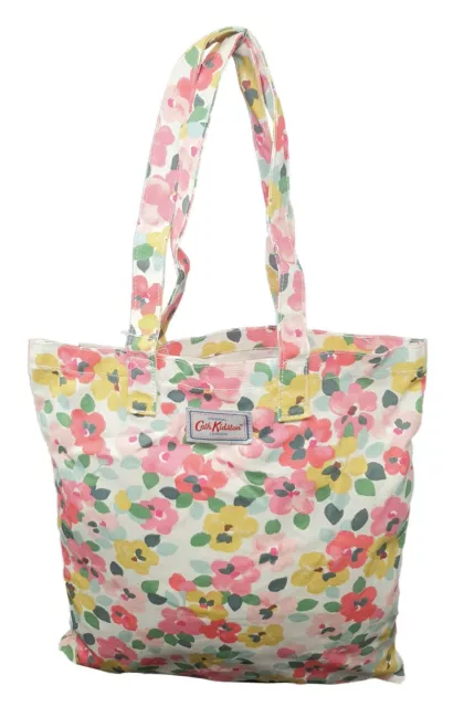 Cath Kidston Large Cotton Bookbag Tote Painted Pansies New Tags