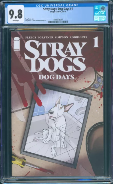 Stray Dogs Dog Days 1 CGC 9.8 White Pages Main Cover A Image Comics 2021