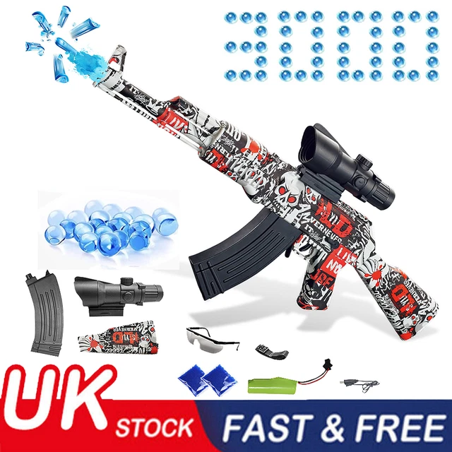 Automatic Electric Gel Ball Blaster Eco-Friendly Water Bead Blaster Gun Toy Game