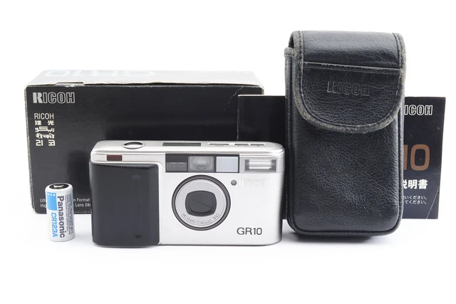 READ [MINT]  Ricoh GR10 Silver 28mm F2.8 Point & Shoot 35mm Film Camera JAPAN