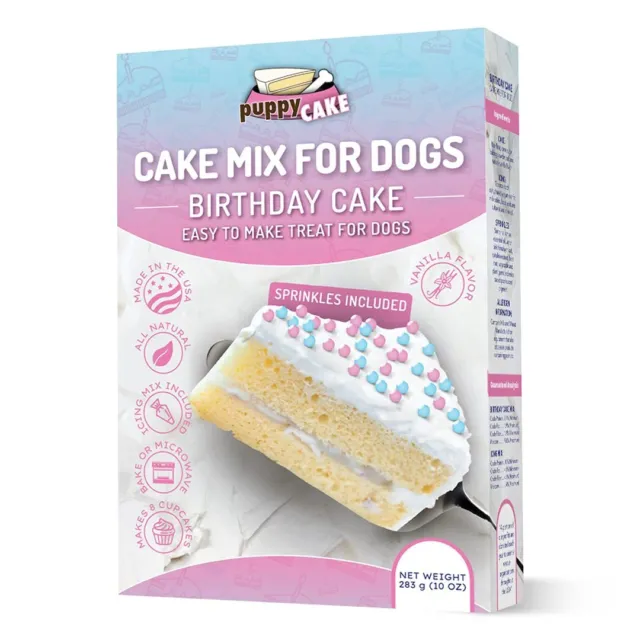 Dog Birthday Cake Mix 6 Flavors - Cake Mix for Dogs Icing Mix Bake or Microwa