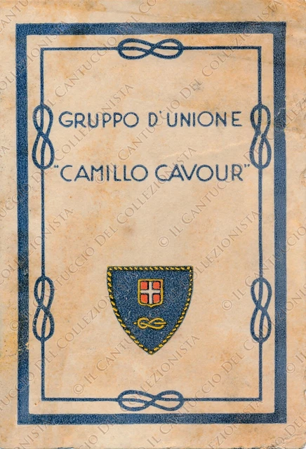 1947 Cremona Gruppo Unione Camillo Cavour Movimento Monarchico italiano tessera
