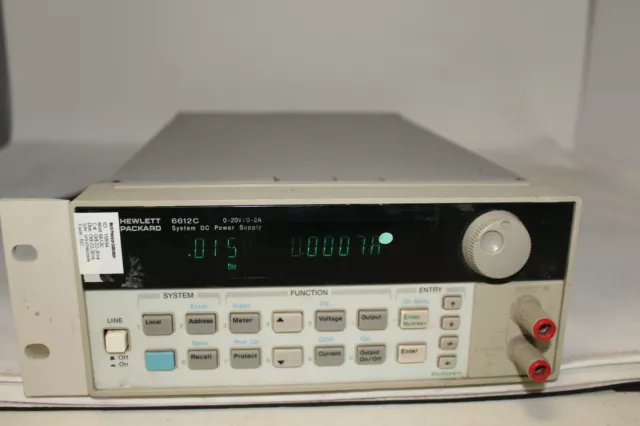 HP Agilent Keysight 6612C 0-20V / 0-2A DC Power Supply 40W