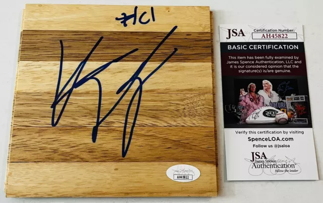 Karter Knox Signed 6X6 Parquet Floorboard Nba Basketball Overtime Elite Jsa Coa