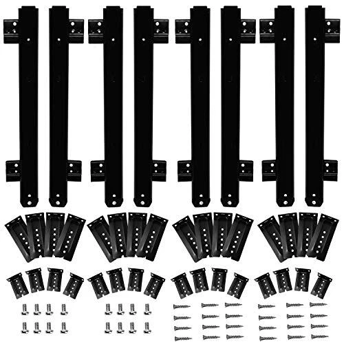 Keyboard Slide KINJOEK 14 Inch 8 PCS Heavy Duty Ball Bearing Slides Computer ...