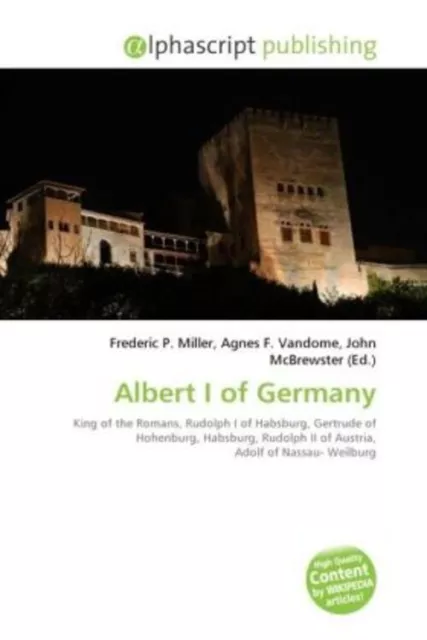 Albert I of Germany Frederic P. Miller (u. a.) Taschenbuch Englisch
