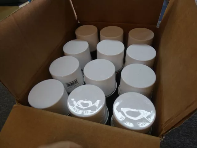 12 Aervoe 710 White Parking Lot Striping Paint Cans, 20oz Aerosol
