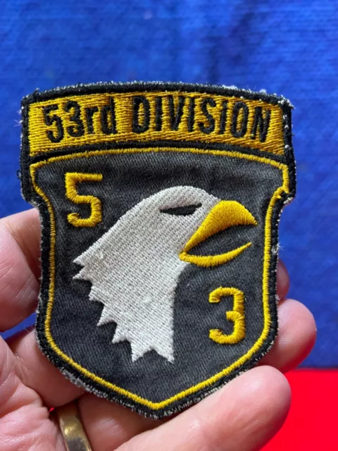 ‼️L 👀K‼️ Us Ww2 Military Patch Ss-1. **101 St Air Bourne 53Rd Div**