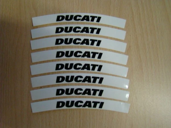 Felgenrandaufkleber Für Ducati 1200 Multistrada - Moto GP Style, UV-beständig