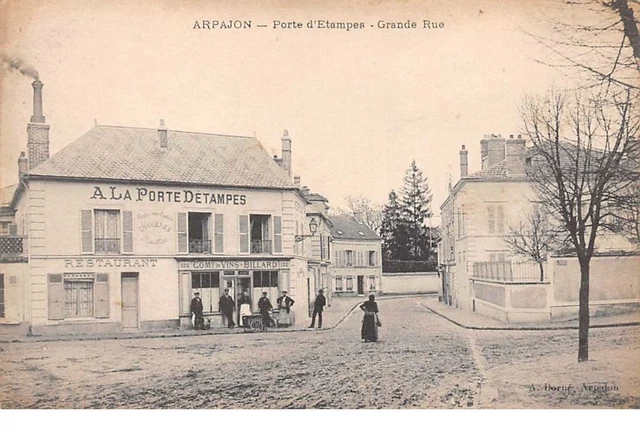 91. n°54173.ARPAJON. Print door. large street