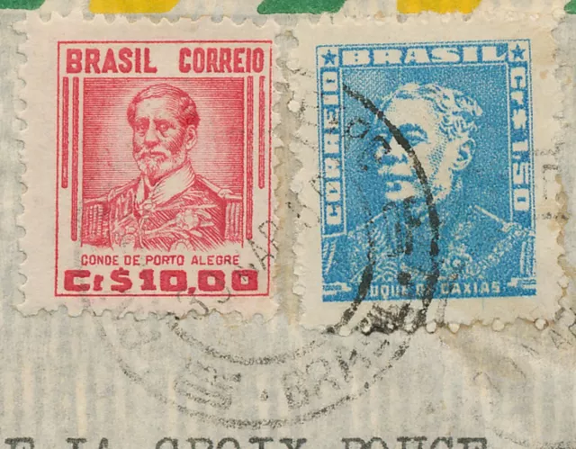 BRAZIL 1956 Airmail-cover from the Brazilian Red Cross to the Intern. Red Cross 2