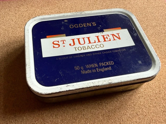 super balkan tobacco Vintage BALKAN SOBRANIE Pipe Tobacco Tin ~ Black Paper Label !!! A+  Condition