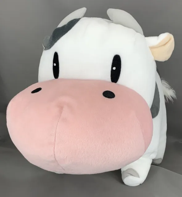 Story of Seasons Harvest Moon Cow XL Premium BIG Plush Doll Black 16.5"