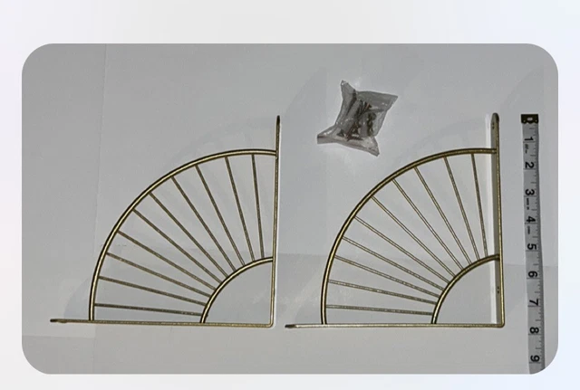 SHELF BRACKETS,Book Shelf Bracket, Metal, Great design, Art shelf, NEW !!