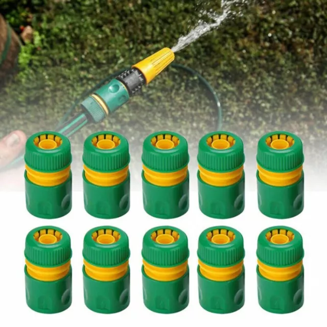 Quick Connect Adapter Fitting for Green Garden Tap Water Hose Pipe 10pcs