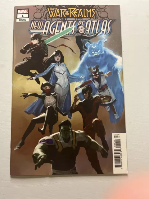 War Of The Realms New Agents Of Atlas #1 1:25 Park Variant Marvel Comics