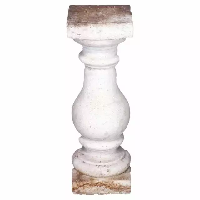 Classical Cast Hard Stone Balustrade Sculpture or Plant Display Pedestal 20th C