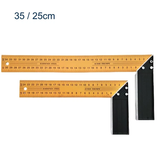 Righello 90 gradi ad alta precisione perfetto per lavorazione del legno e artigiani della pelle