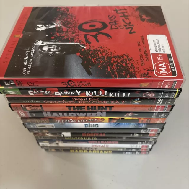 Horror DVD Bundle × 14 - Bulk Lot - (CULT HORROR) See Description For Titles