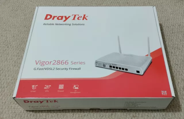 DrayTek Vigor 2866AX Dual-WAN VDSL2/ADSL2+ WiFi Router