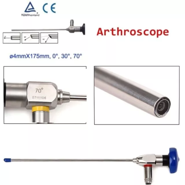 Carejoy 70° Endoscope 4x175mm Sinuscope Arthroscope Arthroscopy 4mm CE