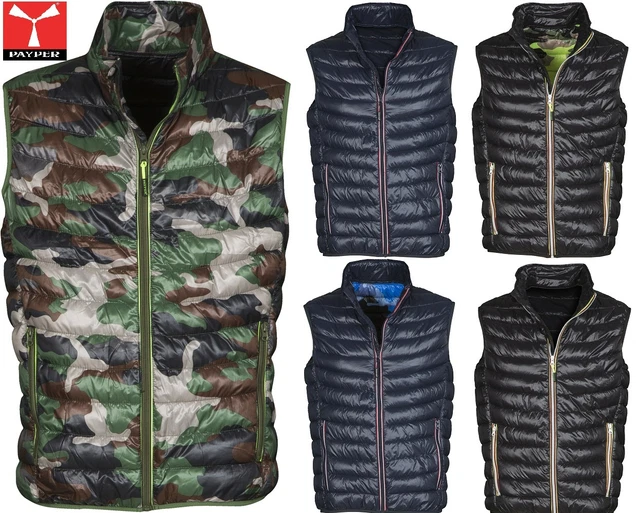 Piumino Gilet 100 GRAMMI uomo Imbottito giubbino leggero smanicato Payper Reply Piumino Gilet 100 GRAMMI uomo Imbottito giubbino leggero smanicato Payper Reply