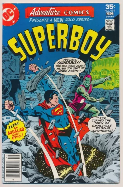 Adventure Comics #454 Comic Book - DC Comics!  Superboy