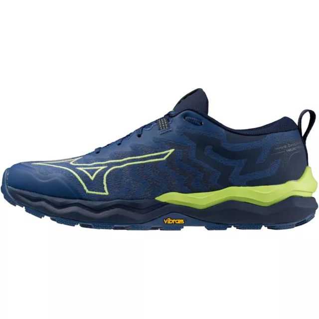 Mizuno Mens Wave Daichi 8 Trail Running Shoes Trainers Hiking Lightweight - Blue