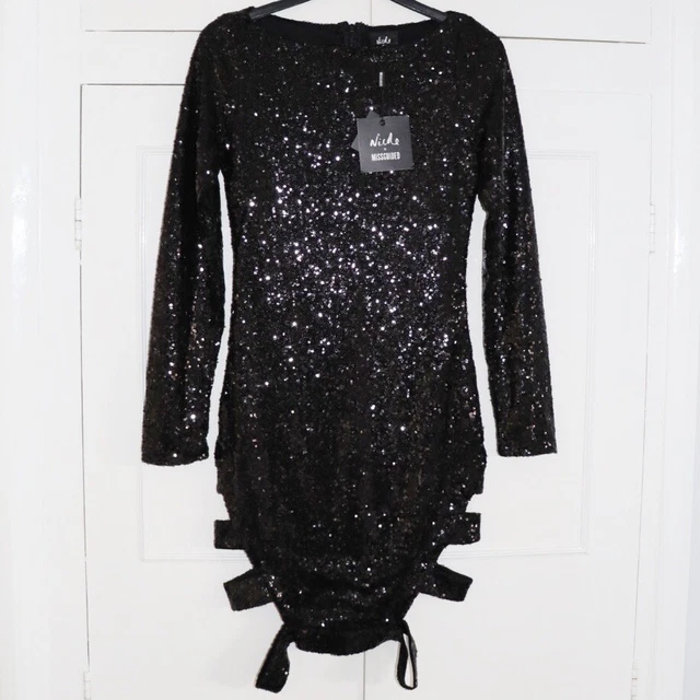 green emerald velvet dress OFF-SHOULDER SEQUIN MINI DRESS  Suit Negozi Row